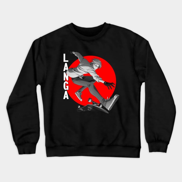 Langa Hasegawa Cool Crewneck Sweatshirt by ahmadzakiramadhan